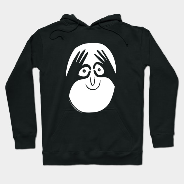 Raymond en blanc Hoodie by mariemainguy